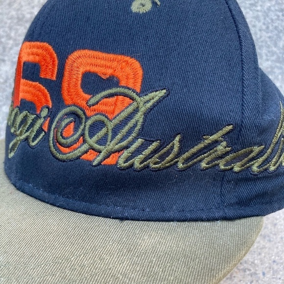 Men's COOGI Australia Black 069 Fitted Hat 7 1/2 Embroidery Cotton Nice RN101372 - Picture 4 of 11